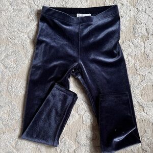 Janie and Jack Midnight Velvet Leggings